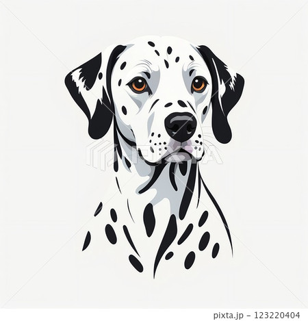 信頼している飼い主に忠実な性格のダルメシアン 123220404