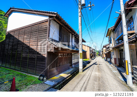 【重要伝統的建築物群保存地区】出石　出石町材木の街並み1　兵庫県豊岡市 123221193