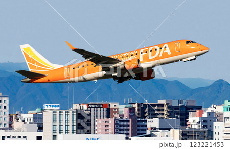 FDA ja05fj福岡空港離陸上昇 FDA ja05fj福岡空港離陸上昇 123221453