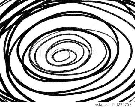 手描きのラフな渦巻き背景 催眠術・ぐるぐる・螺旋 手描きのラフな渦巻き背景 催眠術・ぐるぐる・螺旋 123221757
