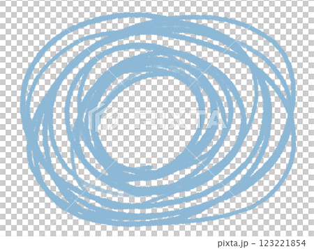 粗略手繪的漩渦、螺旋、圓圈 123221854