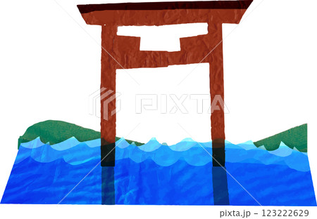 コラージュの宮島 123222629