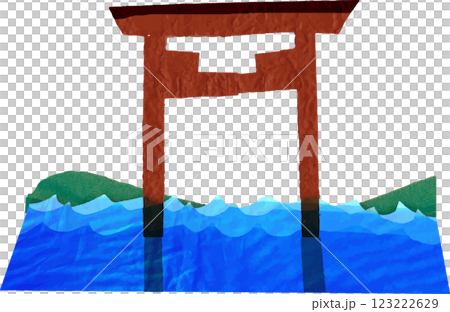 コラージュの宮島 123222629