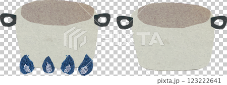 在煤氣爐上的鍋裡做飯 123222641