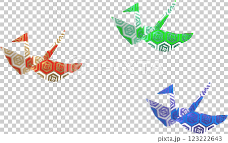 折疊紙鶴 123222643