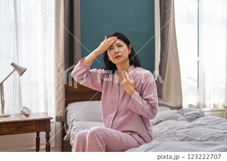 熱っぽい女性 熱っぽい女性 123222707