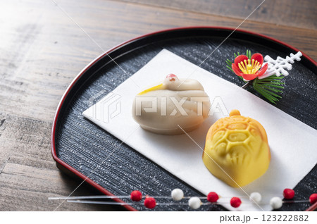 お正月の生菓子　 123222882