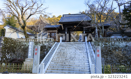 伊豆半島の修善寺の修禅寺の冬 123223241