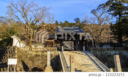 伊豆半島の修善寺の修禅寺の冬 伊豆半島の修善寺の修禅寺の冬 123223251