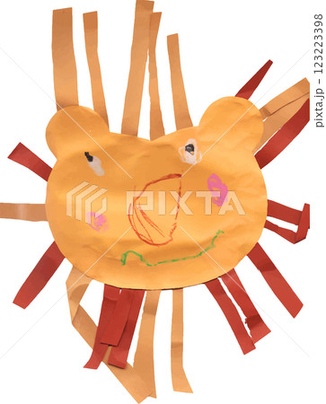 子供の制作したライオン 子供の制作したライオン 123223398