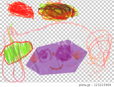 子供が制作したお芋掘り 子供が制作したお芋掘り 123223404