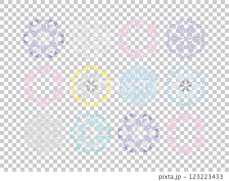 柔和的顏色幾何圖案 柔和的顏色幾何圖案 123223433