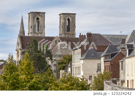 The Saint-Martin de Laon abbey The Saint-Martin de Laon abbey 123224242