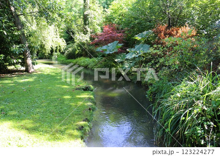 ジベルニーにあるモネの庭のせせらぎ 123224277