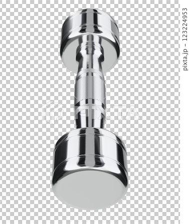 Blank Round Dumbbell, chrome weightlifting gym equipment top view 123224953