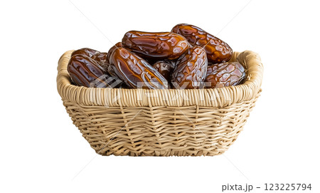 Traditional dates prepared for Ramadan iftar meal 123225794