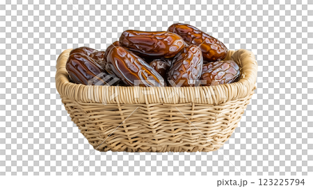 Traditional dates prepared for Ramadan iftar meal 123225794