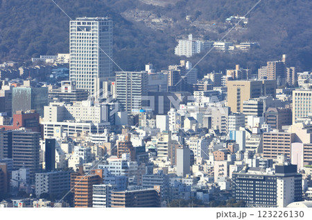 朝の高松市街中心部(県庁、市役所、百十市銀行本店など) 朝の高松市街中心部(県庁、市役所、百十市銀行本店など) 123226130