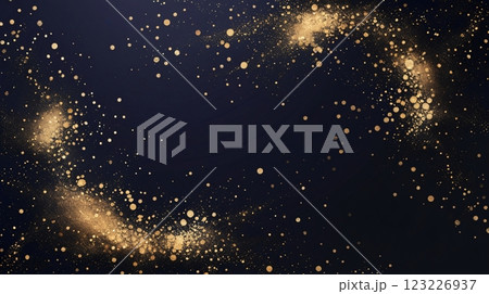 ゴールドラメのエフェクト_02 123226937