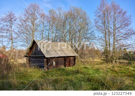 Abandoned Russian Bathhouse: A Glimpse of the Past 123227349
