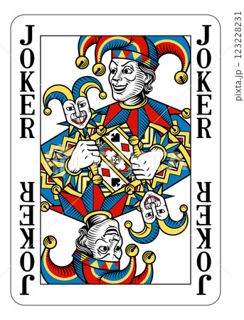 Joker Card Design from Deck of Playing Cards Joker Card Design from Deck of Playing Cards 123228231