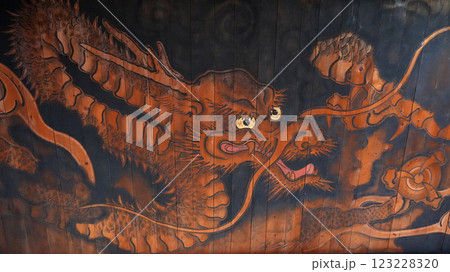 奈良井宿 長泉寺の天井画 123228320