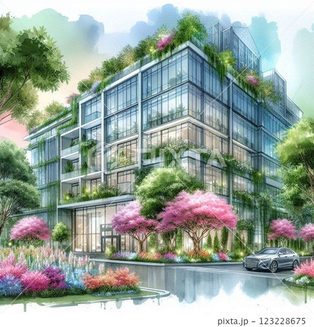 建物(AI生成) 123228675