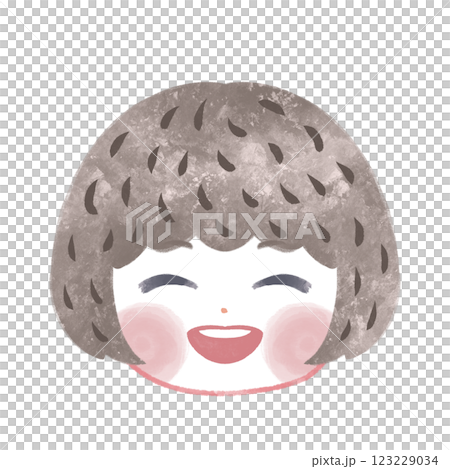 こどもの顔 123229034