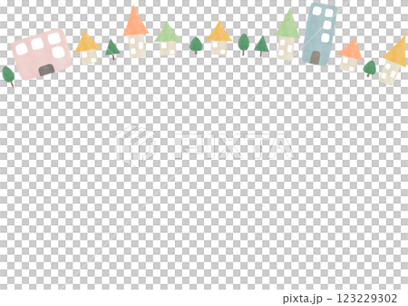 街並み 風景 背景 イラスト 街並み 風景 背景 イラスト 123229302