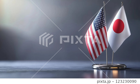 日米の友情を象徴する旗 123230090