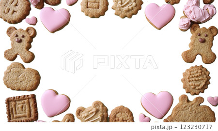 動物クッキーフォトフレーム 動物クッキーフォトフレーム 123230717