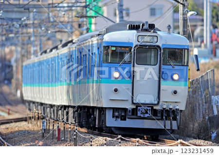 中央本線　上野原　JR東日本　115系　C12編成（長野） 123231459