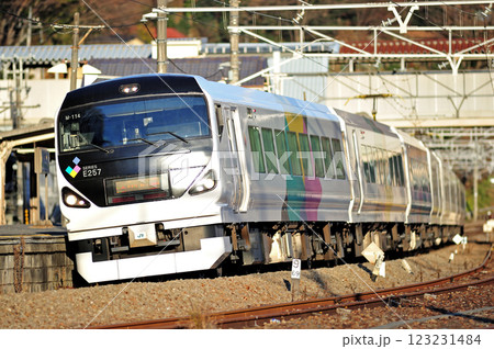 中央本線　上野原　JR東日本　E257系　M-114編成（松本）　あずさ　かいじ 123231484