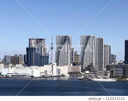 レインボーブリッジから高層マンション レインボーブリッジから高層マンション 123231523