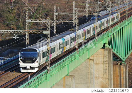 中央本線 鳥沢-猿橋 JR東日本 E257系 M-105編成(松本) あずさ かいじ 中央本線 鳥沢-猿橋 JR東日本 E257系 M-105編成(松本) あずさ かいじ 123231679