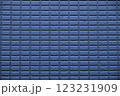 青いタイルの壁 123231909