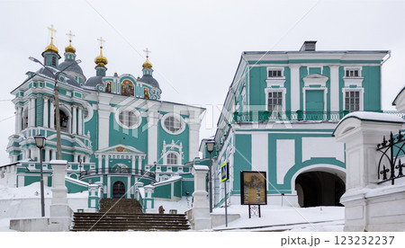 February 19, 2025, Russia, Smolensk on the background of winter. 123232237