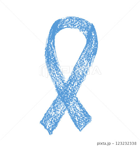 Crayon awareness blue ribbon. symbol of prostate cancer preventing campaign doodle isolated on white background. Vector drawn by pencil illustration Crayon awareness blue ribbon. symbol of prostate cancer preventing campaign doodle isolated on white background. Vector drawn by pencil illustration 123232338
