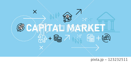 Capital financial market conceptual investment management planning economic progress trade balance monetary policy trading market securities trade exchange 123232511
