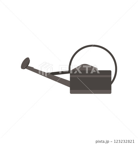 Watering Can Flat Illustration. Clean Icon Design Element on Isolated White Background Watering Can Flat Illustration. Clean Icon Design Element on Isolated White Background 123232821