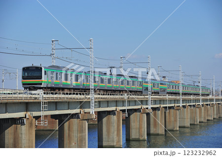 東海道本線 茅ヶ崎-平塚 JR東日本 E231系1000番台 K-01編成(国府津) 東海道本線 茅ヶ崎-平塚 JR東日本 E231系1000番台 K-01編成(国府津) 123232962