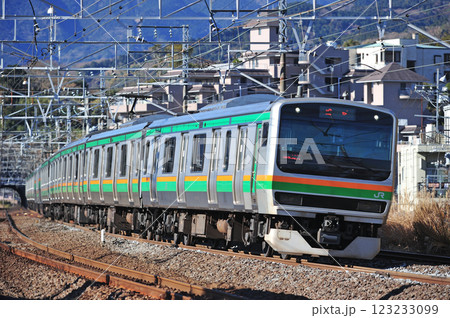 東海道本線　真鶴　JR東日本　E231系1000番台　K-18編成（国府津） 123233099