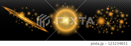 gold glitter vector banner with stars and space 123234651