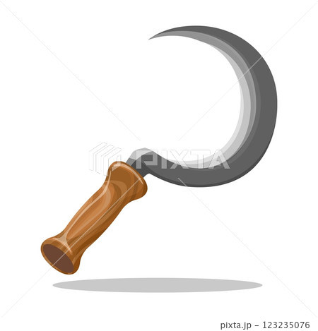 Sickle colorful emblem 123235076