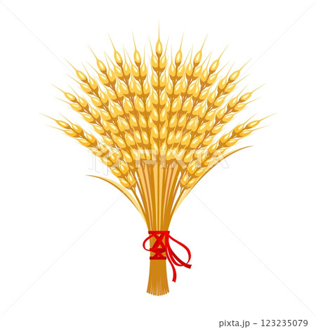 Sheaf of wheat bouquet Sheaf of wheat bouquet 123235079