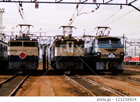 昭和61年　寝台特急牽引直流電気機関車　国鉄時代　新鶴見機関区　神奈川県　記録写真 123238824