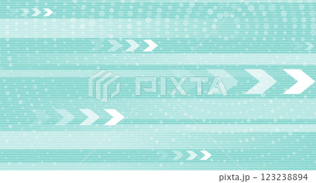 Technology blue minimal background with halftone dots and arrows 123238894