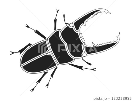 ヒラタクワガタ　Stag beetle 123238953