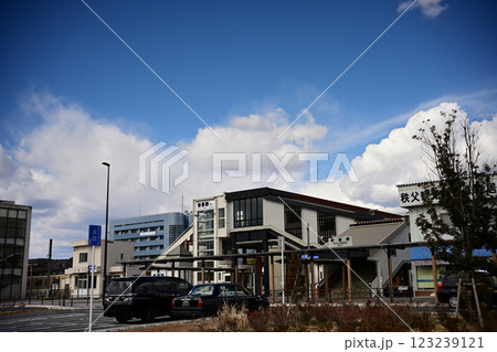 寄居駅 南口 駅前の風景(埼玉県大里郡寄居町) 寄居駅 南口 駅前の風景(埼玉県大里郡寄居町) 123239121