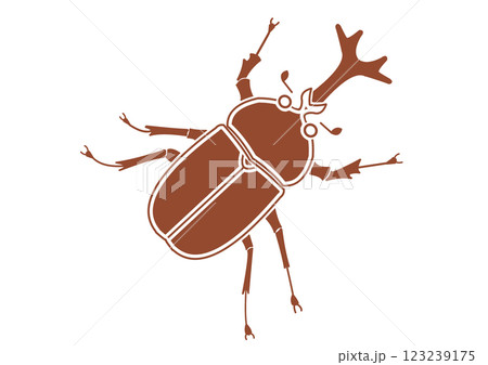 カブトムシ beetle カブトムシ beetle 123239175